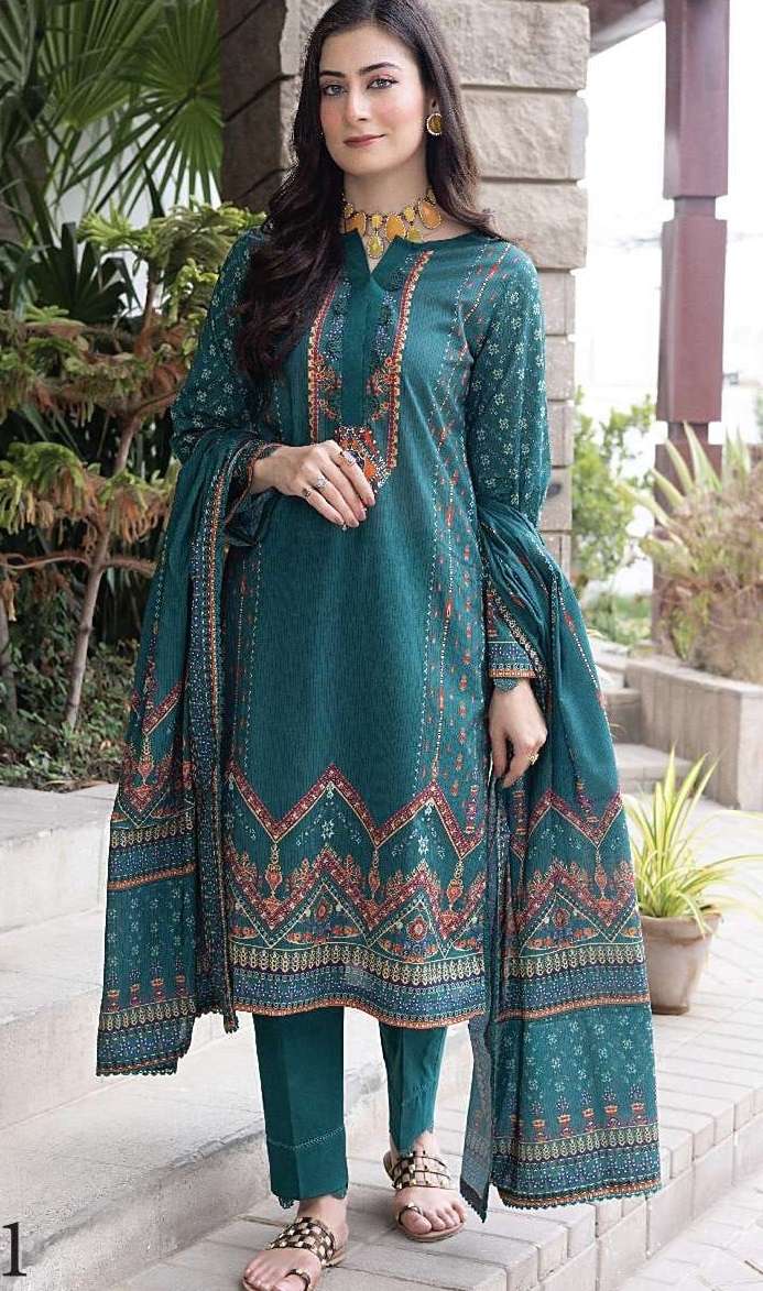 SALINA Digital Printed Lawn Collection Vol-2  2024 by Regalia